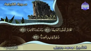 تلاوة رائعة من سورة القيامة القارئ محمد جبريل من مختارات المجد HD 