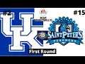 #2 Kentucky vs #15 Saint Peter’s - NCAA Basketball 10 Simulation!