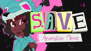 S A V E Animation Meme Wolf Margot 