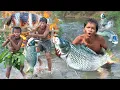 Primitive Technology - Meet Fish In The Lake Cacth And Cooking