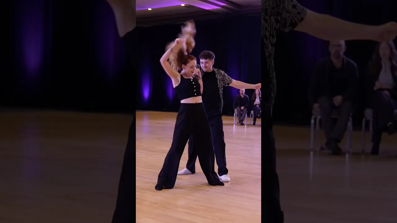 Our FIRST time competing together 🥰 #dance #westcoastswing
