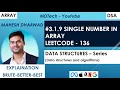 1 9 Single Number Leetcode 136 JavaScript Array
