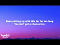 FLO - Cardboard Box (Clean - Lyrics) "imma put your stuff in a cardboard box"