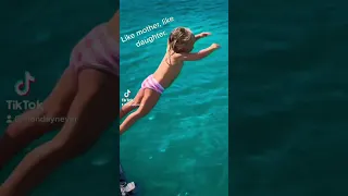 Monkey see, monkey do. #boatkids #likemotherlikedaughter #boatlife