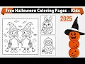Free Halloween Coloring Page 2025 Printable