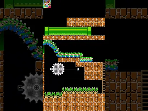 Mario’s impossible mission to rescue Luigi #shorts #luigi #mariobros #gaming #animation