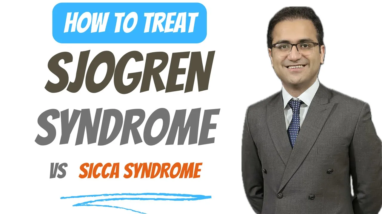 Sjogren's Syndrome (Dry Eyes, Dry Mouth) Treatment, Sicca Syndrome, Symptoms, Medicine Lecture USMLE