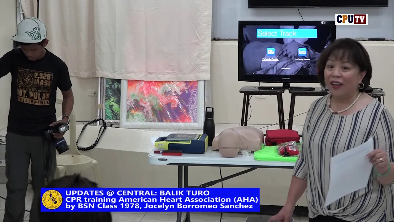 BALIK TURO CPR training American Heart Association AHA by BSN Class 1978, Jocelyn Borromeo Sanchez