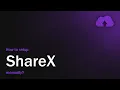 Setup SHAREX manually voided host Tutorial