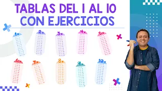 TABLAS DEL 1 AL 10 con Ejercicios 🔥 | Fácil ✅