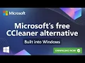 Microsoft PC Manager - A better alternative to CCleaner
