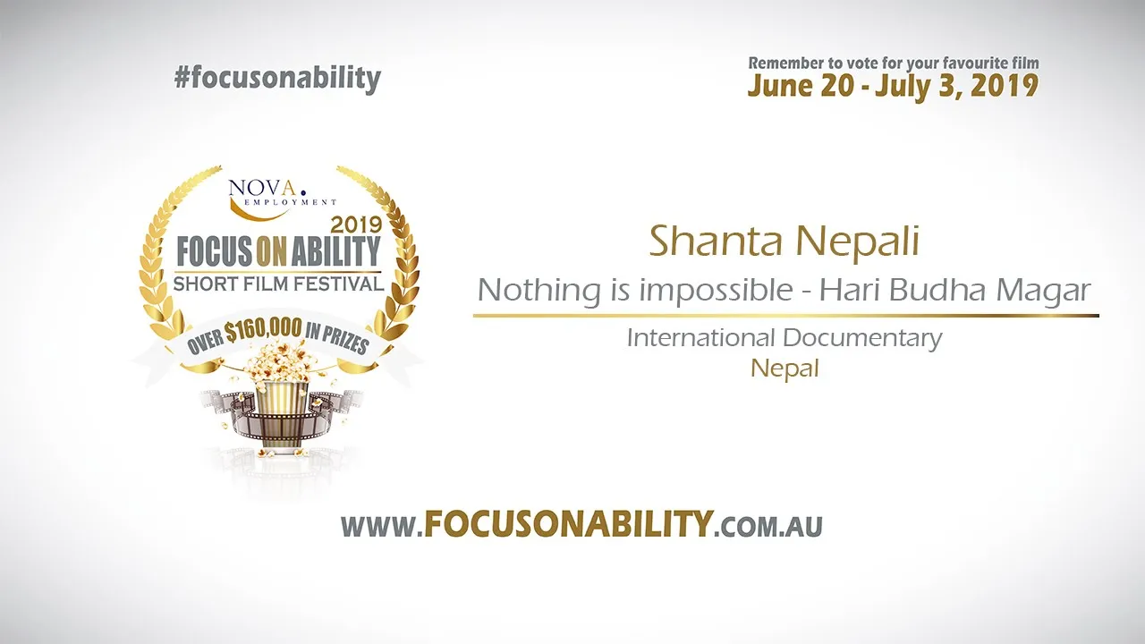 Nothing is impossible - Hari Budha Magar (2019) — film still