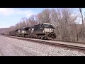 NS Loaded Coal train 592 east passing thru Millerstown PA