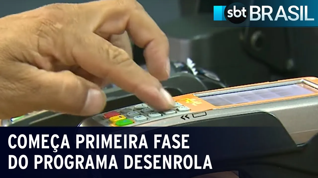 Começa primeira fase do programa Desenrola | SBT Brasil (17/07/23)