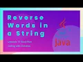 Solving the Reverse Words in a String Problem in Java LeetCode 75 Study Plan