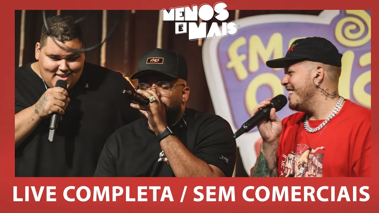Menos é Mais, Ferrugem, Tiee #LIVE Completa e Sem Intervalo #FMODIA #PagodedoGago