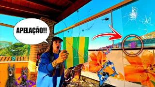 Primeira Vez da Minha Irmã Soltando Pipa c/ Chicote de Pedra - Ela Cortou o Pipão do Vizinho na Mão!
