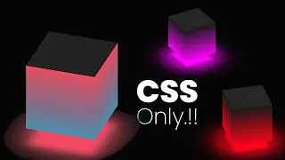 Learn 3D Cube Animation Effects with HTML and CSS Web Development Tutorial