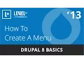 Drupal 8 Basics - How To Create A Menu