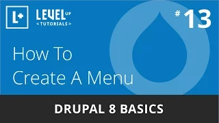 Drupal 8 Basics - How To Create A Menu