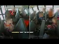 School bus driver slams on brakes to teach kids a lesson