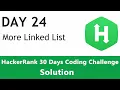 Day 24 - Linked List Clarified