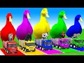 Download Lagu Long Slide Game With Cow Elephant Gorilla Hippopotamus Tiger 3d Animal Game Funny 3d Animals
