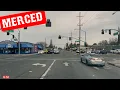 Merced California G street Driving Tour