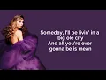TAYLOR SWIFT - Mean (Taylor’s Version) (Lyrics)