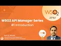 1 WSO2 API Manager v4 Introduction