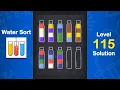 Water Sort Puzzle Solution - Level 115