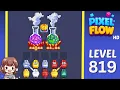 Pixel Flow Level 819 Solution Walkthrough