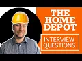 Home Depot Interview Questions with Answer Examples