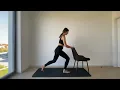 26 - Chair Backward Lunges
