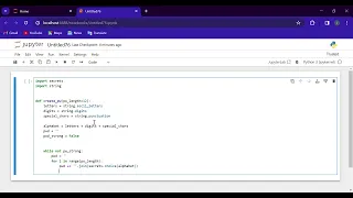 Python For Beginners Lesson 38 Python Project Secret Password Generator
