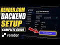 How to setup Render com hosting for backend services in no-code stacks - Complete Guide