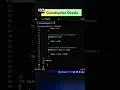 Constructor Overloading using c Code Leos