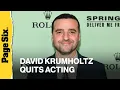 Oppenheimer star David Krumholtz quits acting in heated rant