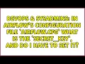 In airflow s configuration file airflow cfg what is the secret - key and do I have to set it