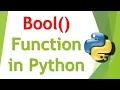 Bool function in python Python tutorial series for beginners in Hindi Tashif Talks