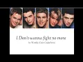 Westlife - I Don't wanna fight no more (Color Coded lyrics)