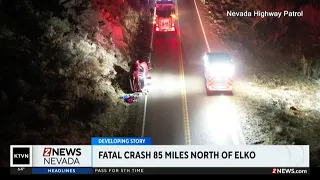 Fatal crash north of Elko