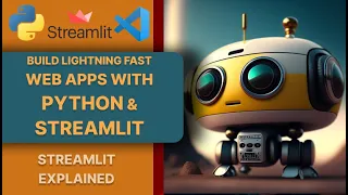 Python web application made easy and fast with Streamlit Streamlit Python tutorial in VS Code