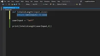 Python Validation Length Check Tutorial Part 4