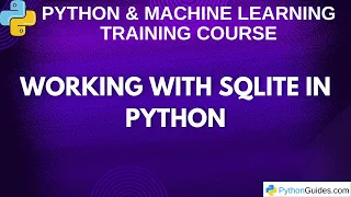 SQLite in Python Python Tutorial 2025
