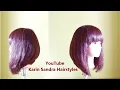 Graduated Bob haircut Long Layered Bob haircut with Bangs A-Line Bob haircut tutorial with Bangs