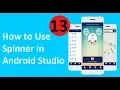 How to Use Spinner in Android Studio Beginners