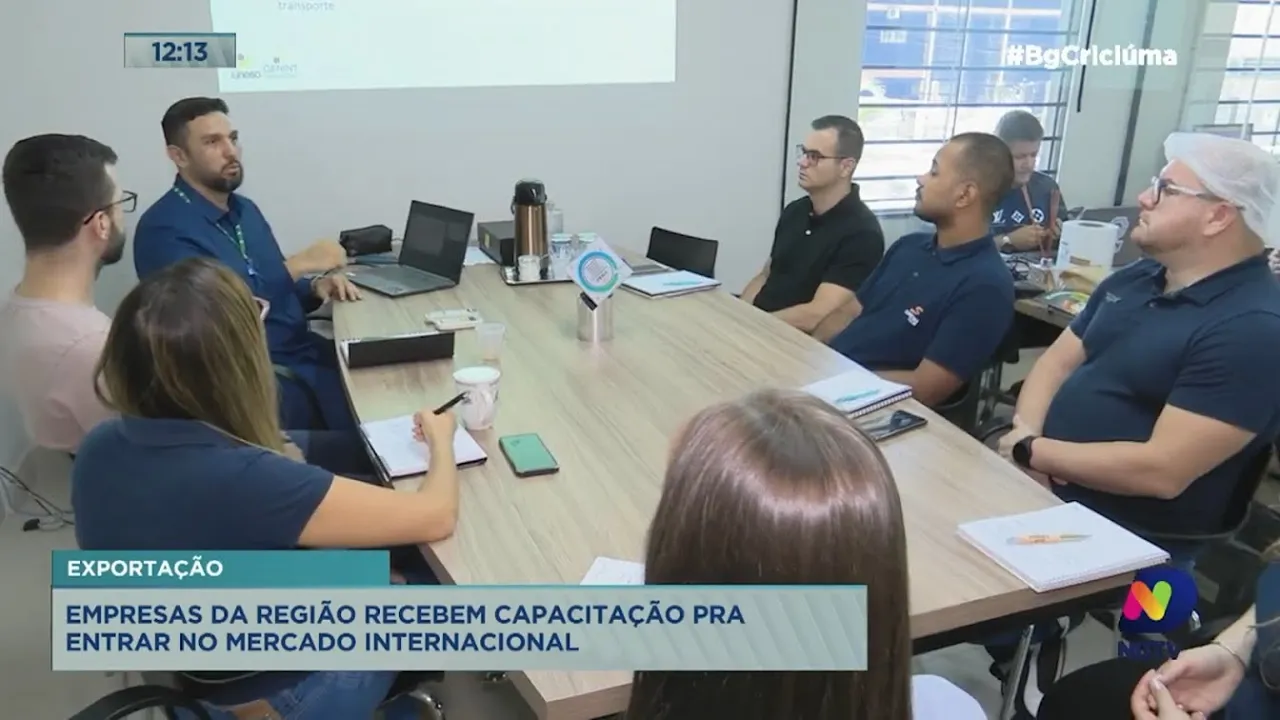 Empresas da região recebem capacitação em exportações por meio de programa da Unesc