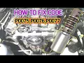 CODE P0075 P0076 P0077 variable valve timing solenoid How to fix engine light on