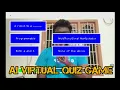 AI Virtual Robotics Quiz Game using python and openCV cvzone mediapipe Computer Vision
